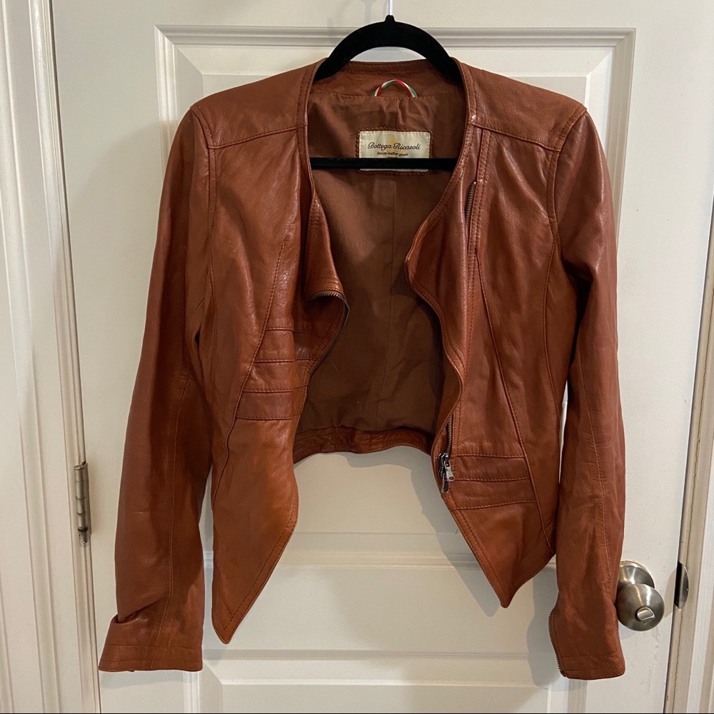 Authentic Bottega Ricasoli Leather Jacket